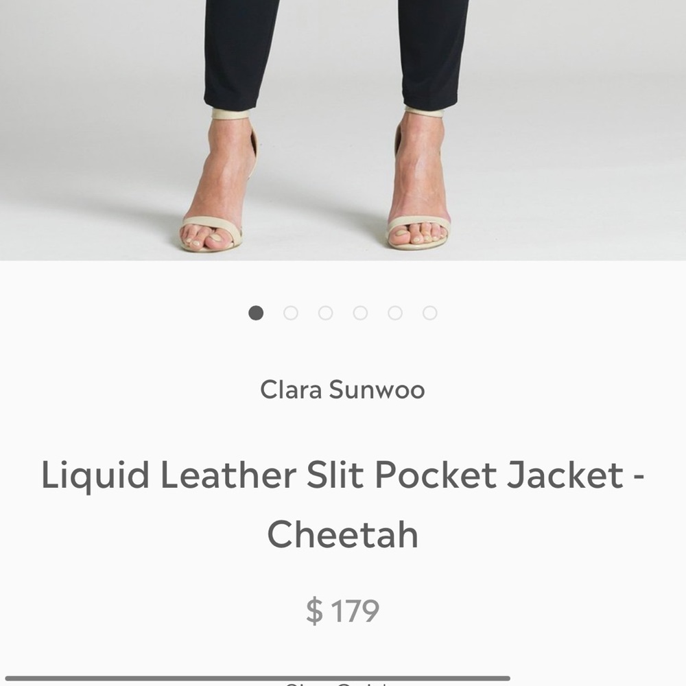 Clara Sunwoo Cheetah Jacket - Picture 6 of 6